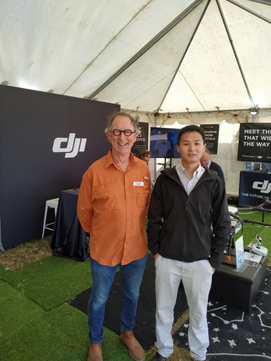 Randy 在 DJI 的工作照